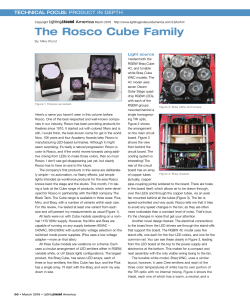 Product In-Depth - The Rosco Cube Family