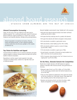 almond board research