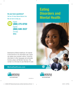 Eating Disorders and Mental Health
