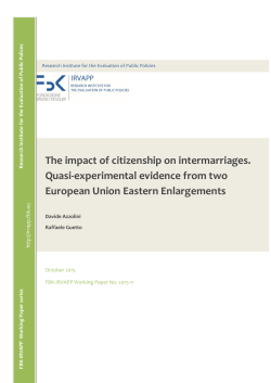 FBK-IRVAPP Working Paper No. 2015-11