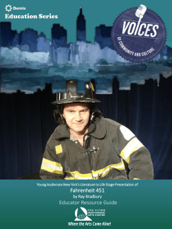 Fahrenheit 451 Educator Resource Guide