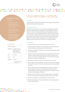 Handshake activity - Family Planning Victoria