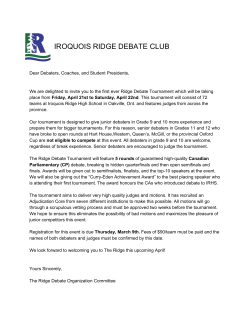 iroquois ridge debate club