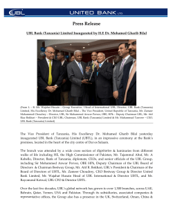 Tanzania - United Bank Limited