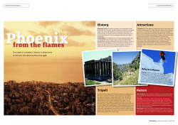 from the flames - Ministry of Tourism