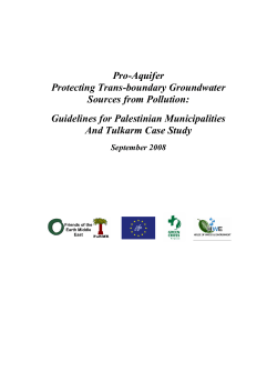 Pro-Aquifer Protecting Trans-boundary Groundwater Sources from