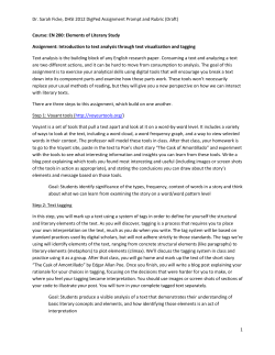 Elements of Literary Study