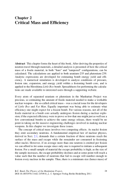 Critical Mass and Efficiency