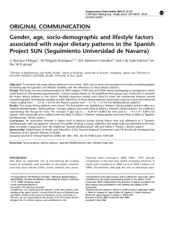 ORIGINAL COMMUNICATION Gender, age, socio