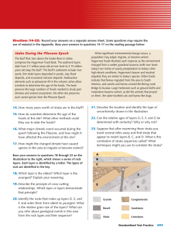 Idaho During the Pliocene Epoch