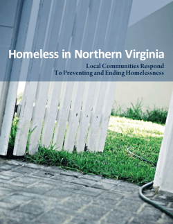Homeless in Northern Virginia