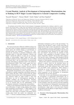 Crystal Plasticity Analysis of Development of Intragranular