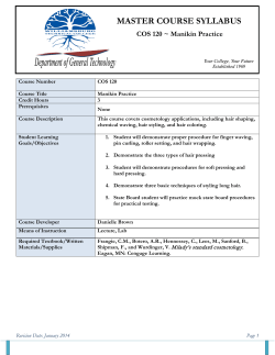 COS 120 - Williamsburg Technical College