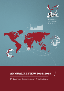 15 Years of Building our Trade Route