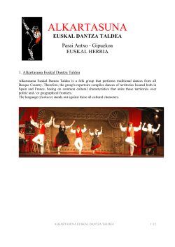 ALKARTASUNa - Folklor bez hranic