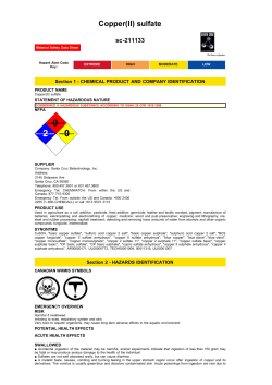 Copper(II) sulfate - Santa Cruz Biotechnology