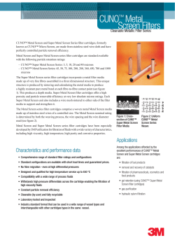 CUNO&trade; MS Series Filters