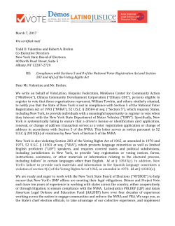 a pre-litigation notice letter