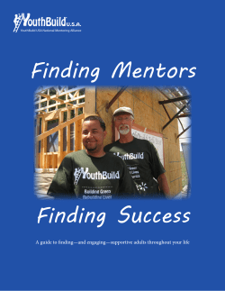 Finding Mentors Finding Success - National Mentoring Alliance