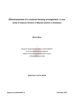moyo_effectiveness_ 2014 - Food and Agriculture Organization