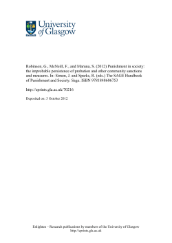 Community Sanctions - Enlighten