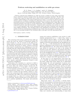 Positron scattering and annihilation on noble gas atoms