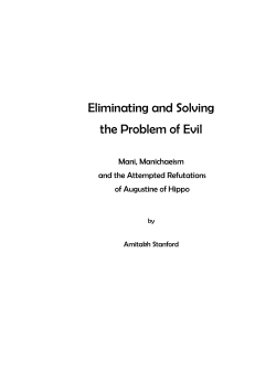 Eliminating and Solving the Problem of Evil - Xee