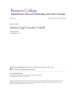 Adriana [Gigi] Gonz&aacute;lez-Cottrell