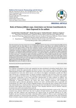 PDF - Bulletin of Environment, Pharmacology and Life