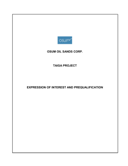 Expression of Interest