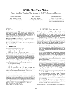 GADTs Meet Their Match: Pattern-Matching Warnings