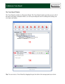 Collaborate Voice Board