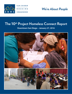 The 10th Project Homeless Connect Report