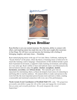 Ryan Brolliar Music Press