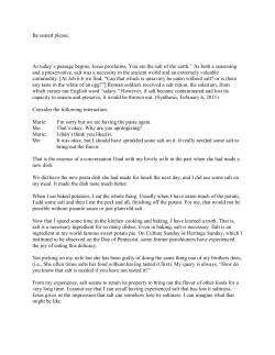 Sermon for 5 Epiphany Yr A 2017