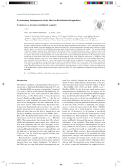 Evolutionary developments in the Silurian Retiolitidae (Graptolites)