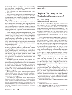 Kepler`s Discovery, or the Hoofprint of Incompetence?