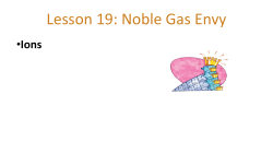 Lesson 19: Noble Gas Envy