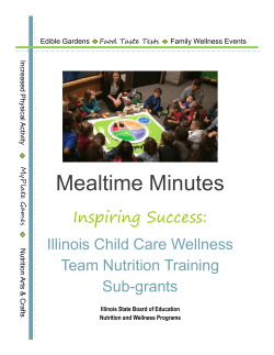 Mealtime Minutes - Illinois State Board of Education