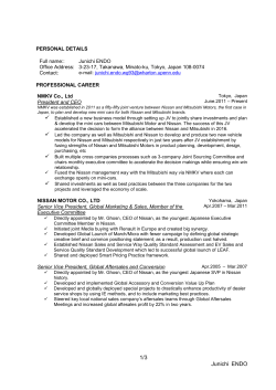 Junichi ENDO - Mack Institute for Innovation Management