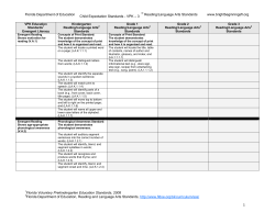 Florida Department of Education Child
