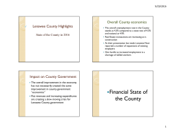Financial State of the County