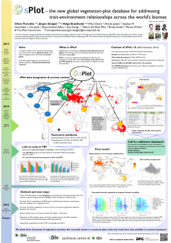 Poster at the IBS Conference in Bayreuth, Germany, January