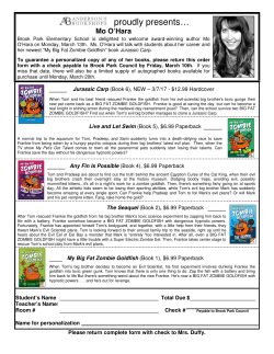 to purchase personalized copies - Brookfield LaGrange Park School