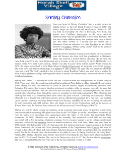 Shirley Chisho Shirley Chisholm Shirley Chisholm