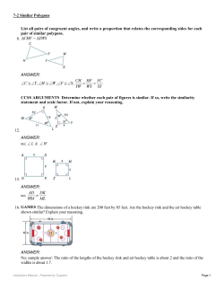 List all pairs of congruent angles, and write a proportion