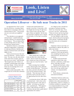 5280 Ft - Louisiana Operation Lifesaver