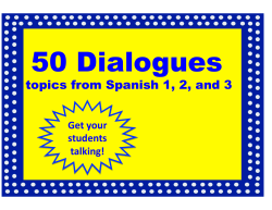 topics from Spanish 1, 2, and 3