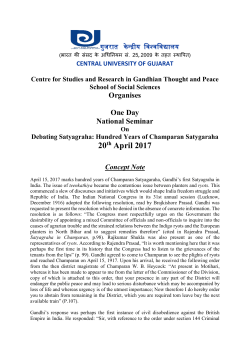 Hundred Years of Champaran Satygaraha.