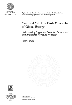 Coal and Oil